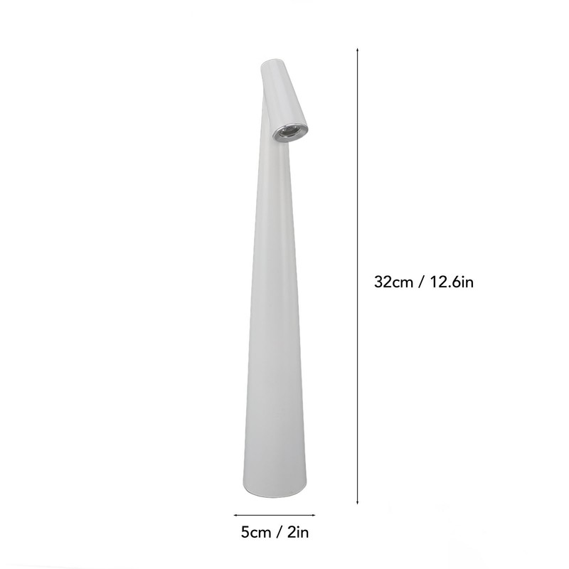 Touch Metal Table Lamp Cordless USB Rechargeable Stepless Dimming 3