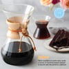 800ml Juego de Cafetera Pour Over, Cafetera de Vidrio con