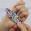 Colorful Fun Summer Beach Pattern Double-Sided Oval Nail File Emery