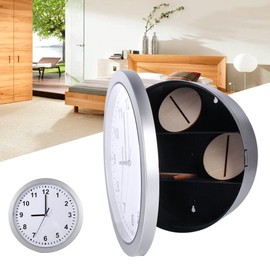 Safe Clock, Hidden Secret Wall Clock Safe Container Box Almacenamiento de Efectivo para el Dinero alijo, Joyas, Objetos de Valor, Almacenamiento de Efectivo