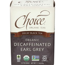 Choice Organic, Decaf Earl Grey, 16 ct