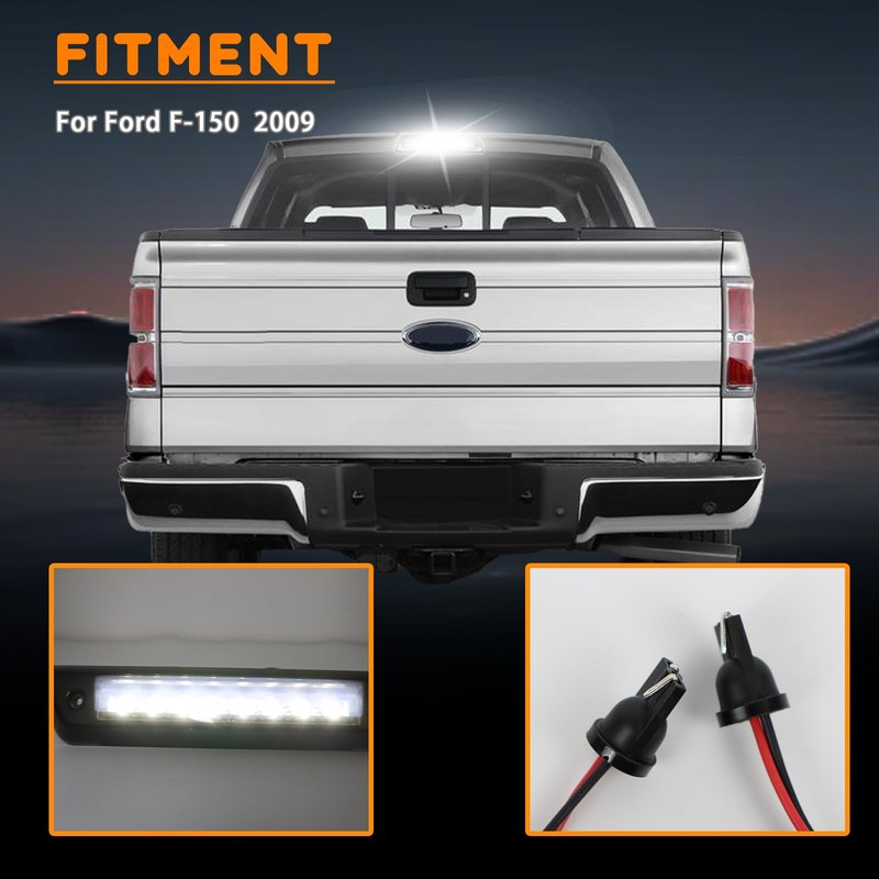 ZDEERAOTO Smoked Lens LED 3rd Third Brake Light Replacement for