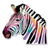 Zebra Color Graphic - 12" Vinyl Sticker Waterproof Decal