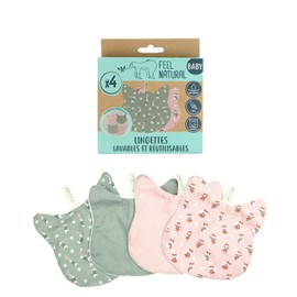 Reinigungstücher für Katzen, Gustave/Olaf, 4 Stück