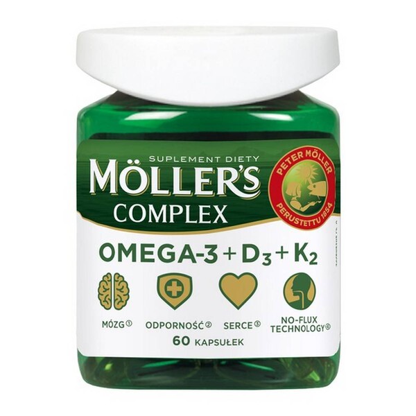 Categories:Pharmacy,Strengthening the heart,The cardiovascular system Mollers Complex, capsules, 60