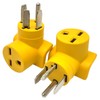 Parkworld 63142 NEMA 14-30P to 6-30R One Piece Compact Adapter