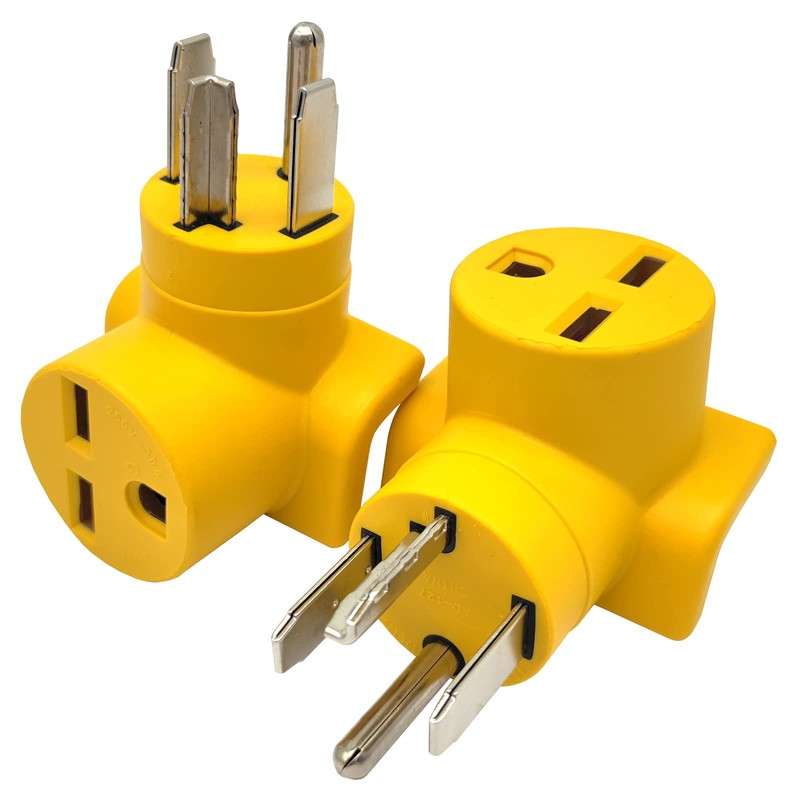 Parkworld 63142 NEMA 14-30P to 6-30R One Piece Compact Adapter