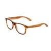 Coyote Woodie Designer Reading Glasses in Black Orange Tortoise Walnut+2.25