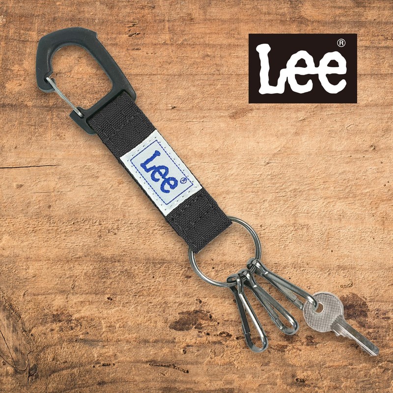 Finplus 0520655 Lee Cordura Recycled Polyester Carabiner Key Hook, Braun