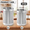 ZLMTZDJD 2PCS Stainless Steel Utensil Holder and Utensil Drying Holder,
