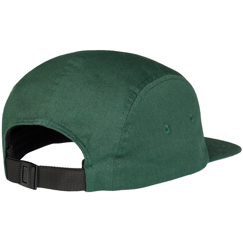 Pembroke® 5 Panel Cap, 100% Cotton, Adjustable Size, dark green,