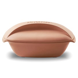 Römertopf Culinario Clay Roaster | Non-Stick Dutch Oven | Healthy Clay Pot Cooking | Clay Baker | Versatile Cooking Vessel - 3.2 Quart (3 Liters) For Up To 4 People - Terracotta