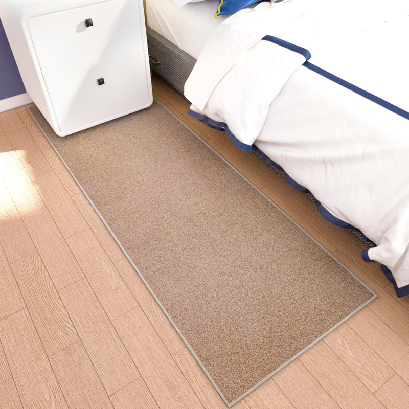 AREDO Runner Rug with Non Slip Rubber Backing, Washable Soft