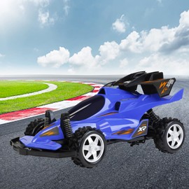 eBigValue RC Cars High Speed Remote Control Car for Adults Kids 30+MPH, 4WD Off Road RC Monster Truck,Fast 2.4GHz All Terrains Toy Trucks Gifts for Boys, Medium, Blue, BL712