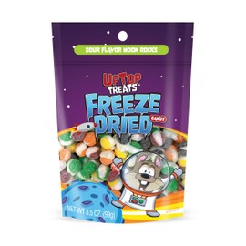 3 Pack - Sour Moon Rocks - Freeze Dried Candy | Sour Flavors - Strawberry, Lemon, Lime, Orange, & Grape | For Backpacking, Camping, or as a Gift - Freeze-Dried in the USA (10.5oz)