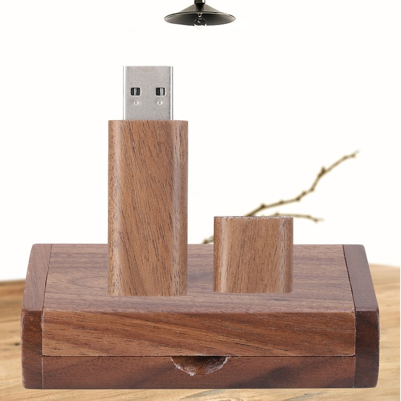 Walnut Wooden Shell USB 2.0 Flash Memory Drive Storage Stick