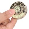 Slider Haptic Coin Anti Stress Luminous Pumpkin Pattern Exquisite Magnetic