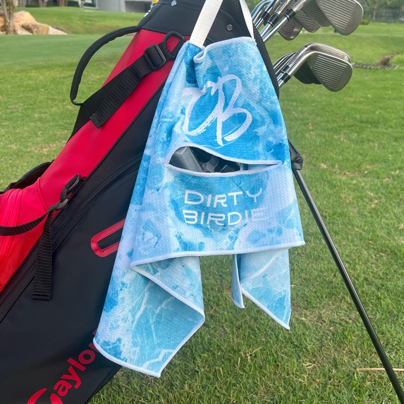 Dirty Birdie Golf | Premium Large Microfiber Golf Towel |