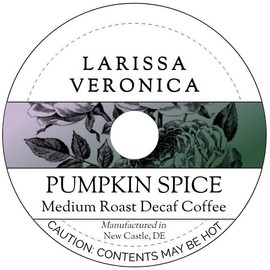 Pumpkin Spice Medium Roast Decaf Coffee (Single Serve K-Cup Pods) (Gourmet, Naturally Flavored, Whole Coffee Beans) (12 pods, ZIN: 577001) - 2 Pack