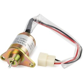 Otobaijeni 12V Fuel Shut Off Solenoid Valve 1503ES-12S5SUC5S 119653-77950 119285-77950 SA-4562-T SA-5213-12 for Yanmar Engine 3TNE84 3TNE88 4TNE84 for John Deere Tractor for Komatsu