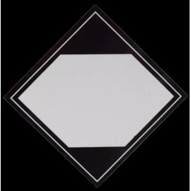 Big Doings LLC Black and White D.O.T. Glossy Labels - 2 1/4" by 2 1/4" - 500 ct