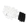100PCS Net Cups with 100PCS Sponges Plastic Breathable Bottomless Garden