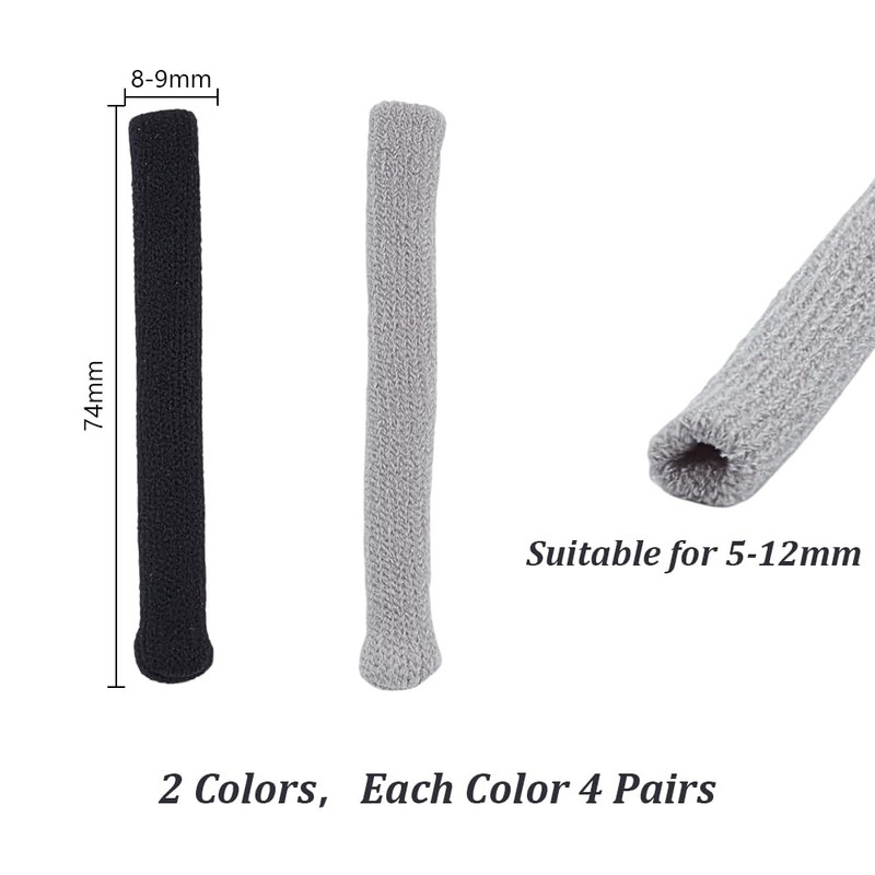 arricraft 8 Paar Brillen Ohrpolster 2 Farbe 76mm Langer Stoff