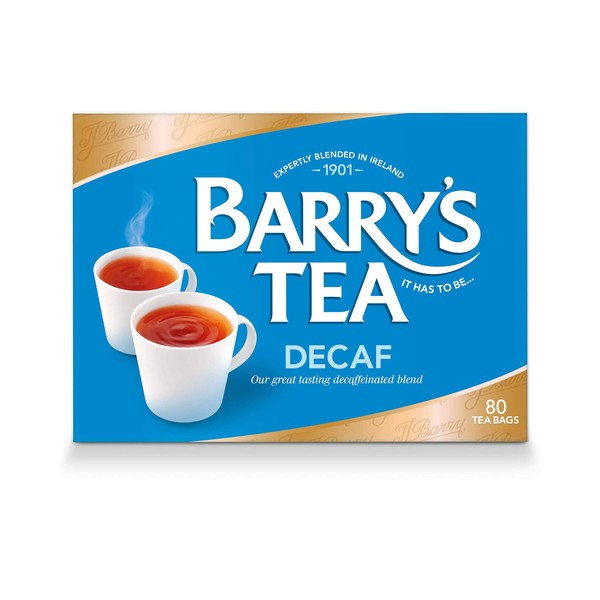 Barry's Tea Decaf Blend 80 Teabags (6 Pack), fresh from Barry's Tea in Ireland