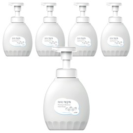 iClean Premium Moisture Hand Wash Healing Cotton, 450ml, 5 pcs / 아이깨끗해 프리미엄 모이스처 핸드워시 힐링코튼, 450ml, 5개
