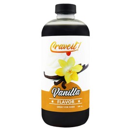 Crave It 18 Ounce Vanilla Flavor Syrup - 1 Pack