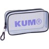 KUM KM175PW Clear Pen Pouch, Pastel White, Raymei Fujii, white, Casual