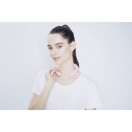 Cogit COOLOOP Ice Neck Ring, Freezes at 82.4°F (28° C), Cools for 2 Hours Under Scorching Sun in Midsummer, 3rd Place Overall Hit Ranking in 2022 in Nikkei Trendy, Pink, M Size