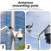 Universal Antenna Mount, Weather Station Mounting Pole, Wall-Mounted Mount for