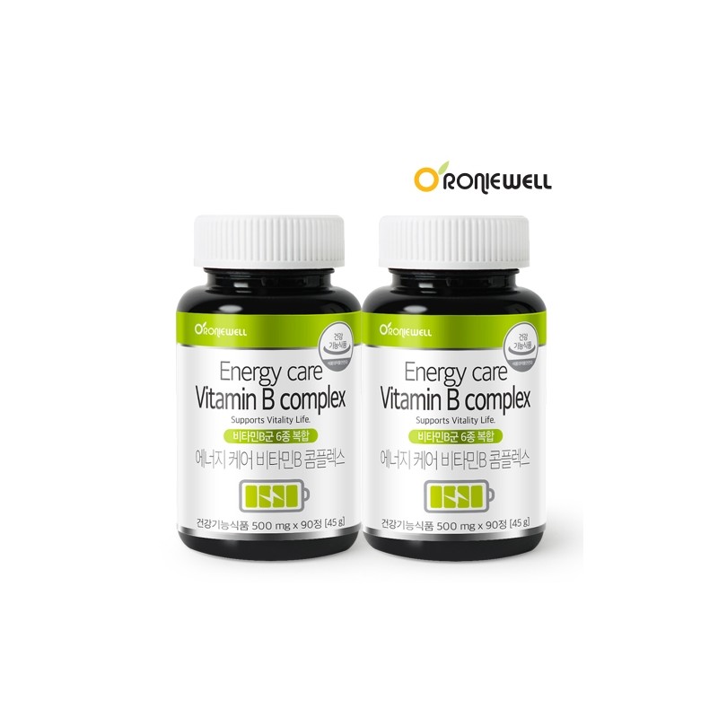 Ronywell Energy Care Vitamin B Complex 500mg x 90 Tablets