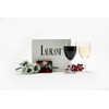 LAURANT Plastic Wine Glasses Crystal Clear Premium BPA free Reusable