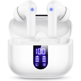  Bluetooth Earphones, Eynew Wireless Earphones, Bluetooth Earphones, LED Display Display, Bluetooth Earphones, 2023 Design, Bluetooth 5.3 Technology, LED Display Display,