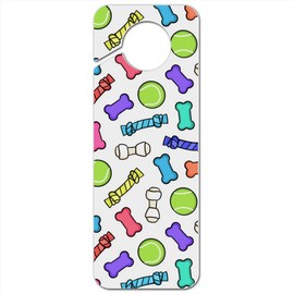 GRAPHICS & MORE Doggie Chew Toys Bone Rope Tennis Ball Pattern Plastic Door Knob Hanger Sign