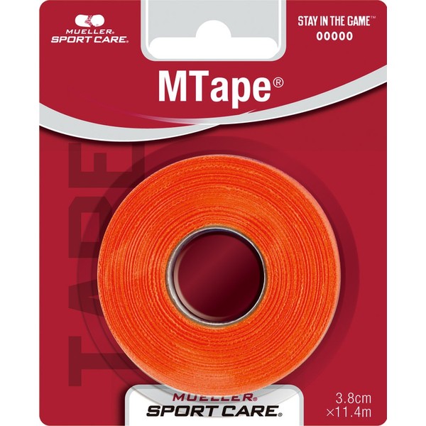Mandoline (Mueller) M Tape Team Colors Blister Pack Orange 38 mm MTAPE Team Color Blister Pack Orange [Pack of 1] Non Elastic Cotton Tape 430825 Orange 38 mm
