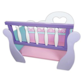 Lissi Wooden Baby Doll Cradle, Multicolor