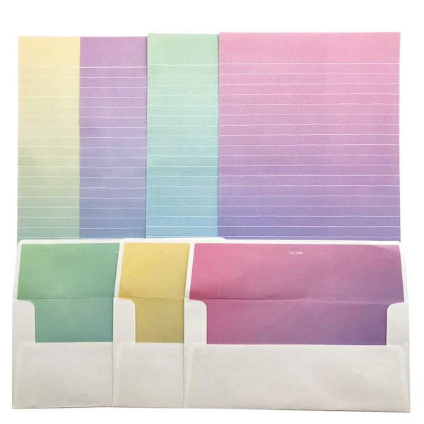 Letter Writing Paper - Lined Stationary Paper and envelopes Set