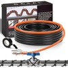 3FT~160FT Water Pipe Heat Cable for Pipe Freeze Protection, Pipe