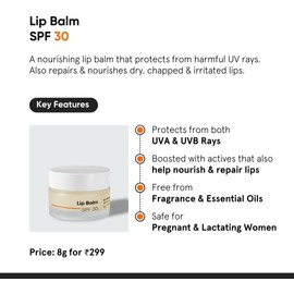 Minimalist Cermide Lip Balm