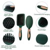 Set de Cepillos para Cabello 4 Piezas – Cepillo Acolchonado,