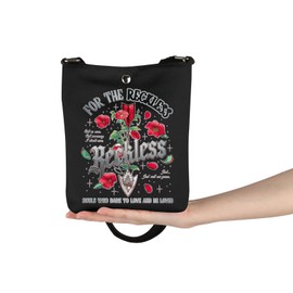 VAMSII Powerless Book Merch Powerless Reckless Crossbody Bag Romantasy for Book Lover Reckless Book Gifts (CARecklessCross)