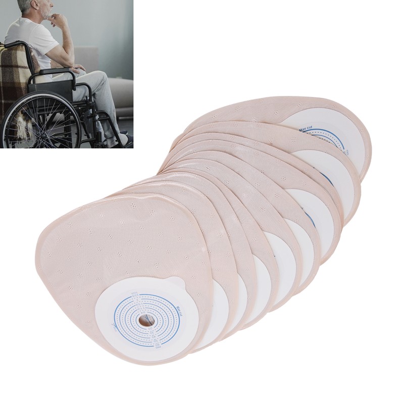 10pcs OnePiece Disposable Colostomy Bags Ostomy Ileostomy Stoma Ostomy Supplies