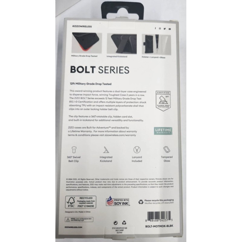 ZIZOBOLT BundleCase with ScreenProtecto