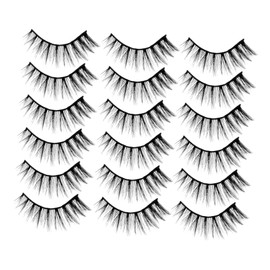 Outanaya 14Pairs False Eyelashes Pack Natural Looking Lashes for Daily Wear and Special Occasions Lightweight Comfortable Strip Lashes for Stunning Eye Beauty and Versatile Use