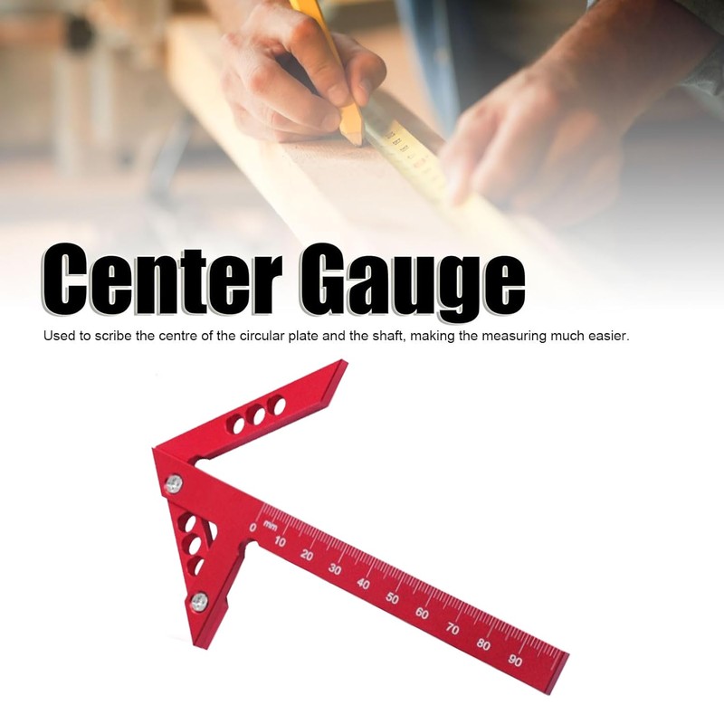 Centre Finder, Line Ruler Made of Aluminium Alloy, Centring Ruler,