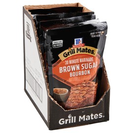 McCormick Grill Mates Brown Sugar Bourbon 30 Minute Marinade, 5 oz (Pack of 6)