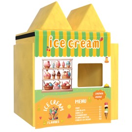 DLOREUK Play Panel for Kids Play Couch Foam Sofa Childrens Home Play Modular Couch (Sofa not Included) - Ice Cream Store